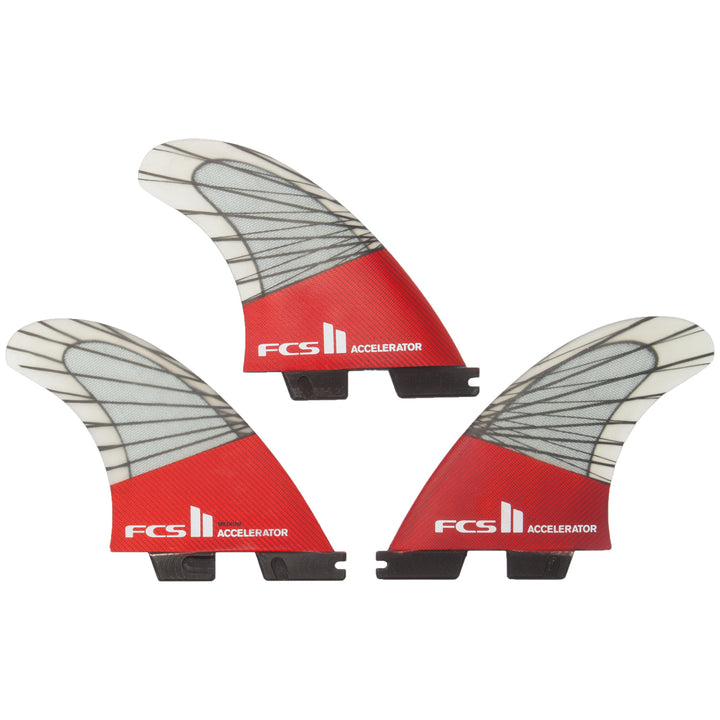 FCS II Accelerator PC Carbon Medium Tri Fin Set