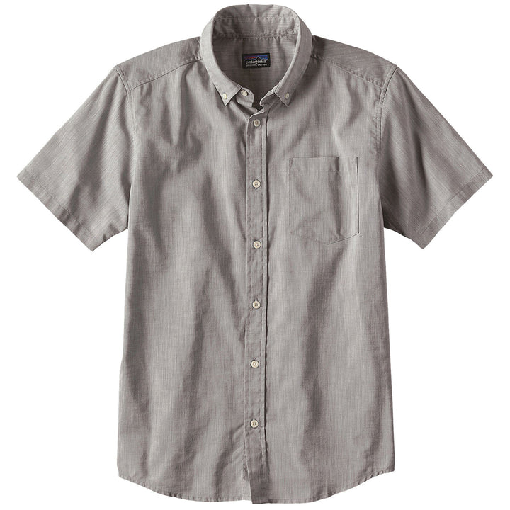 Patagonia Lightweight Bluffside Short-Sleeve Shirt Chambray: Feather Grey
