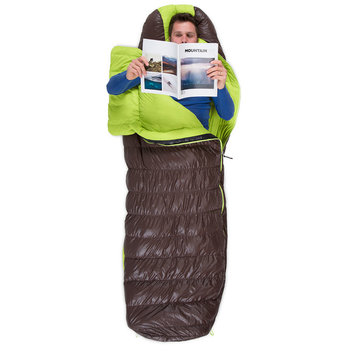 Nemo Salsa 30 Sleeping Bag Bark/Key Lime