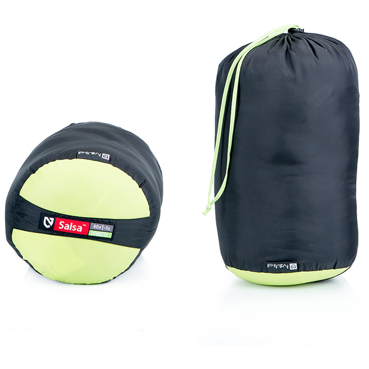 Nemo Salsa 30 Sleeping Bag Bark/Key Lime