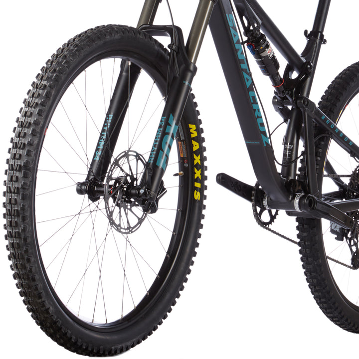 Santa Cruz Bicycles Bronson 2.0 A R1x Complete Mountain Bike 2017 Matte Carbon & Slate Blue