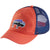 Patagonia Fitz Roy Bison Layback Trucker Hat - Women's Carve Coral