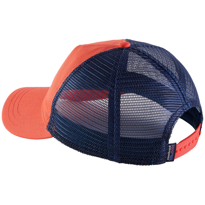 Patagonia Fitz Roy Bison Layback Trucker Hat - Women's Carve Coral