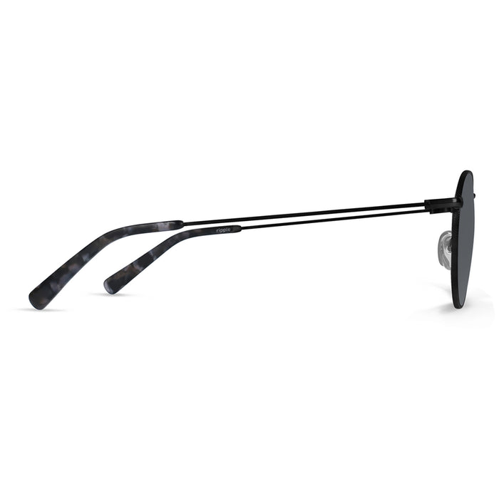 RAEN Benson Sunglasses Black Ripple/Smoke