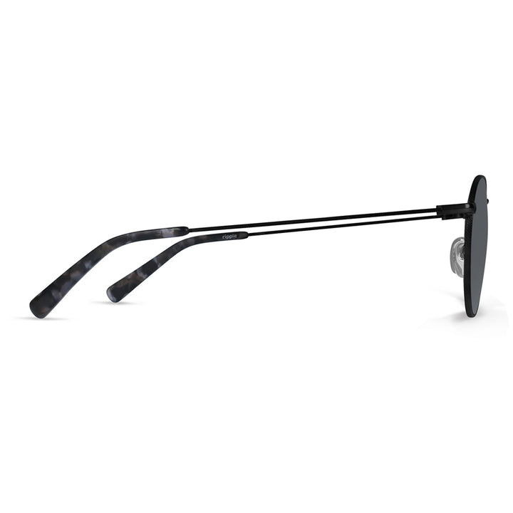 RAEN Benson Sunglasses Black Ripple/Smoke