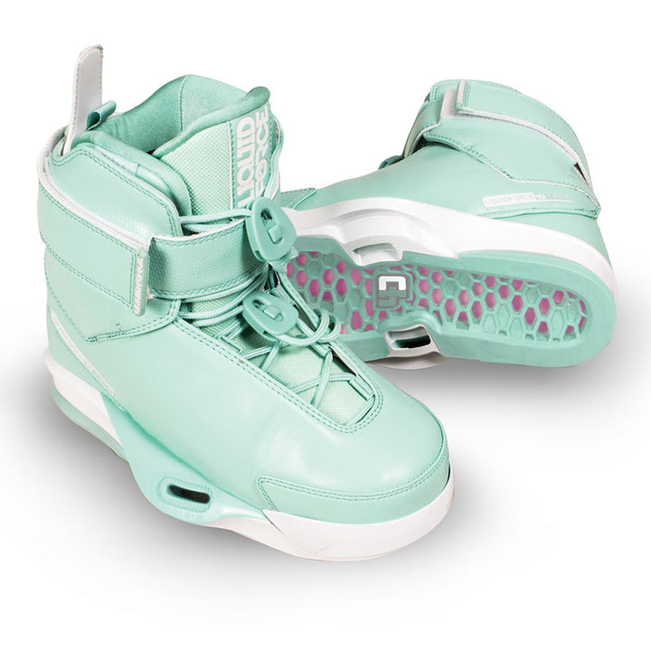 Liquid Force Trek 4D Wakeboard Bindings - Women's 2017 Mint Green