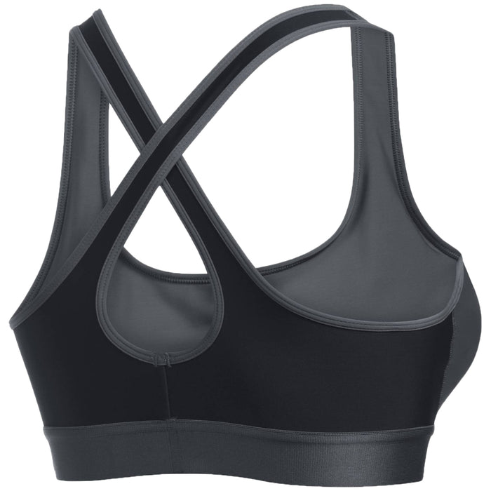 Under Armour Crossback Bra - Women's Rhino Gray/Black