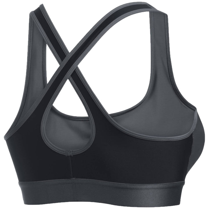 Under Armour Crossback Bra - Women's Rhino Gray/Black