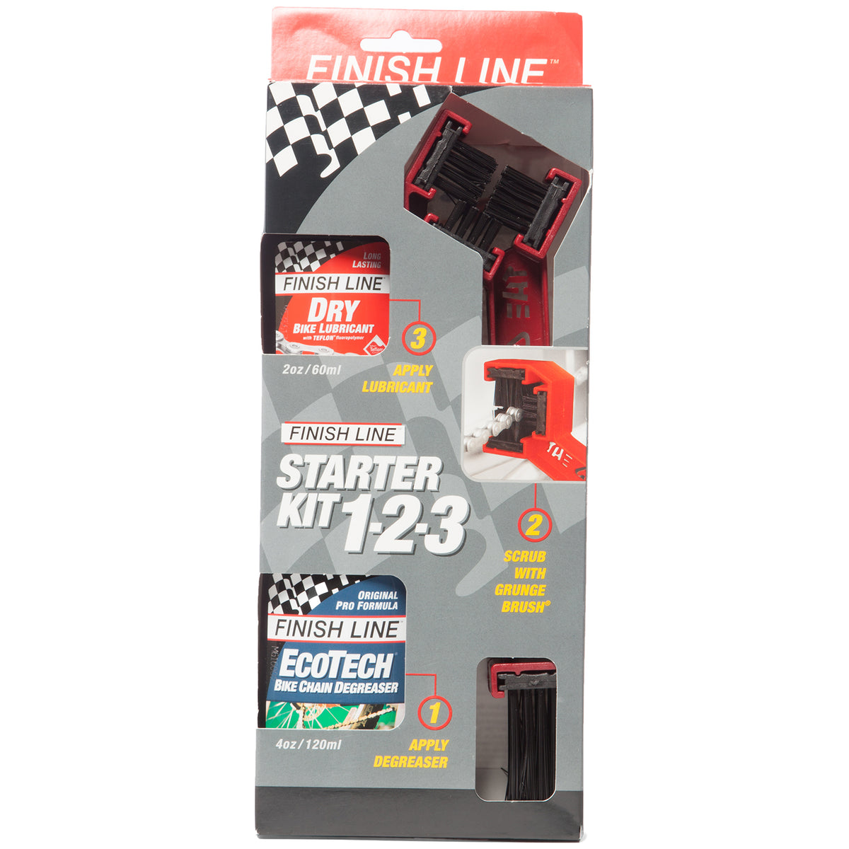Finish Line Bicycle Cleaner Starter Kit 1-2-3