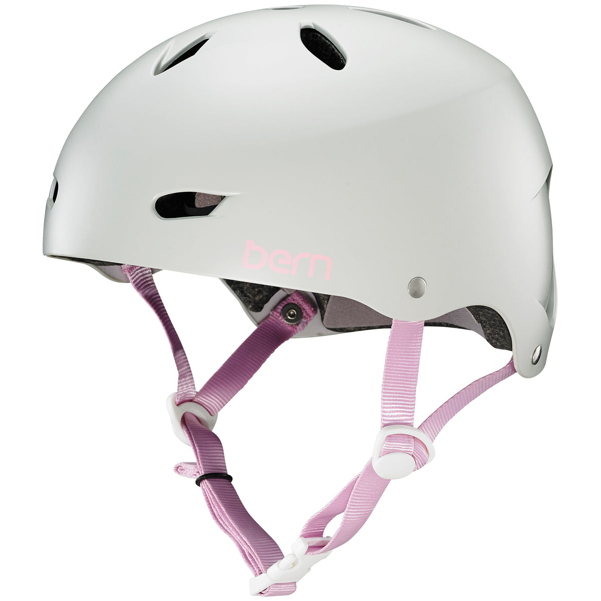 Bern Team Brighton MIPS Bike Helmet - Women's Satin Light Grey MIPS