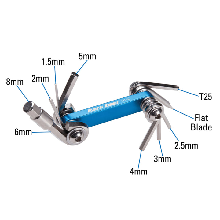 Park Tool IB-2 I-Beam Multi-Tool Blue