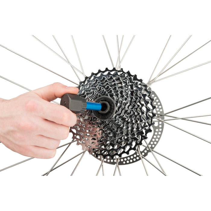 Park Tool FR-5GT Cassette Lockring Tool with 12mm Guide Pin Blue