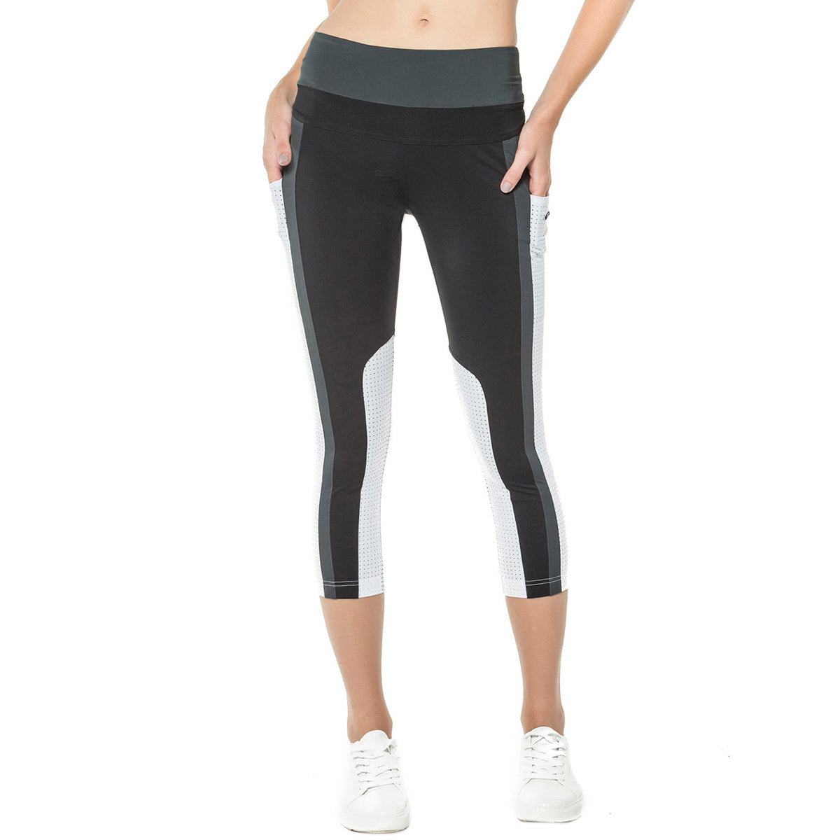 Blanc Noir Allegro Crop Leggings - Women's Black
