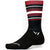 Swiftwick Aspire Seven Bike Socks Stripe Black/Red/Gray