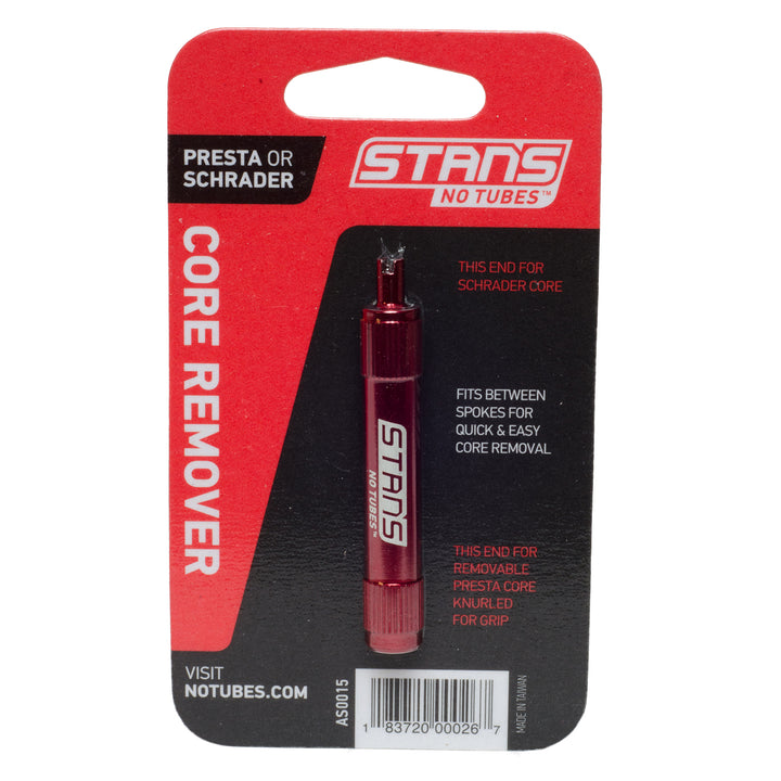 Stan's NoTubes Valve Core Removal Tool Red