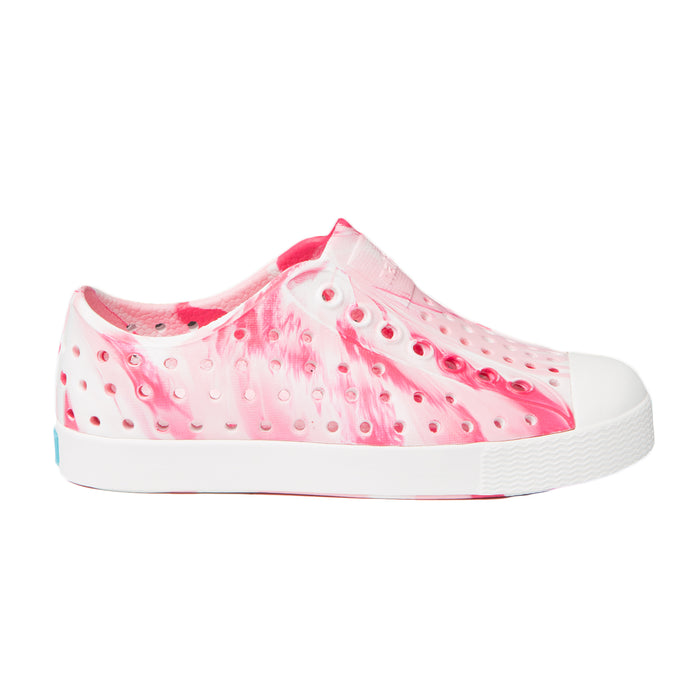 Native Jefferson Marbled Shoes - Little Kids' Cherry Pink/Shell White/Marbled