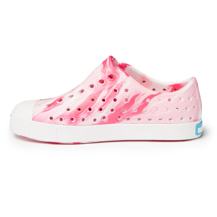 Native Jefferson Marbled Shoes - Little Kids' Cherry Pink/Shell White/Marbled