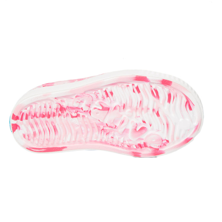 Native Jefferson Marbled Shoes - Little Kids' Cherry Pink/Shell White/Marbled