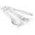 GSI Outdoors Glacier Stainless 3-Piece Cutlery Set Stainless Steel