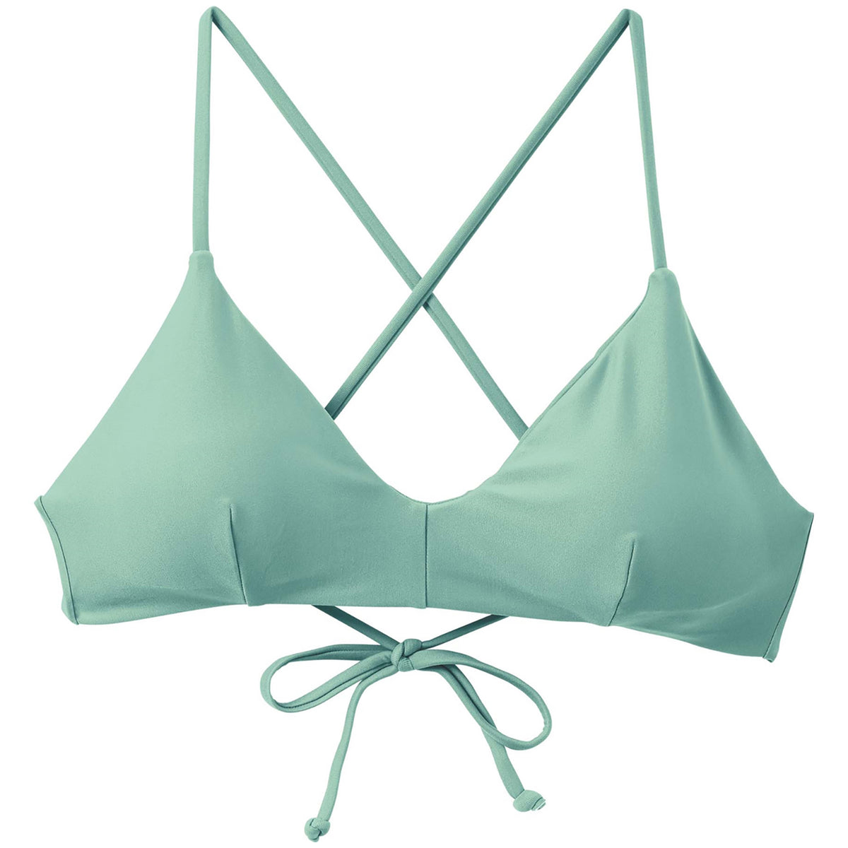 RVCA Solid Crossback Bikini Top - Women's Wasabi