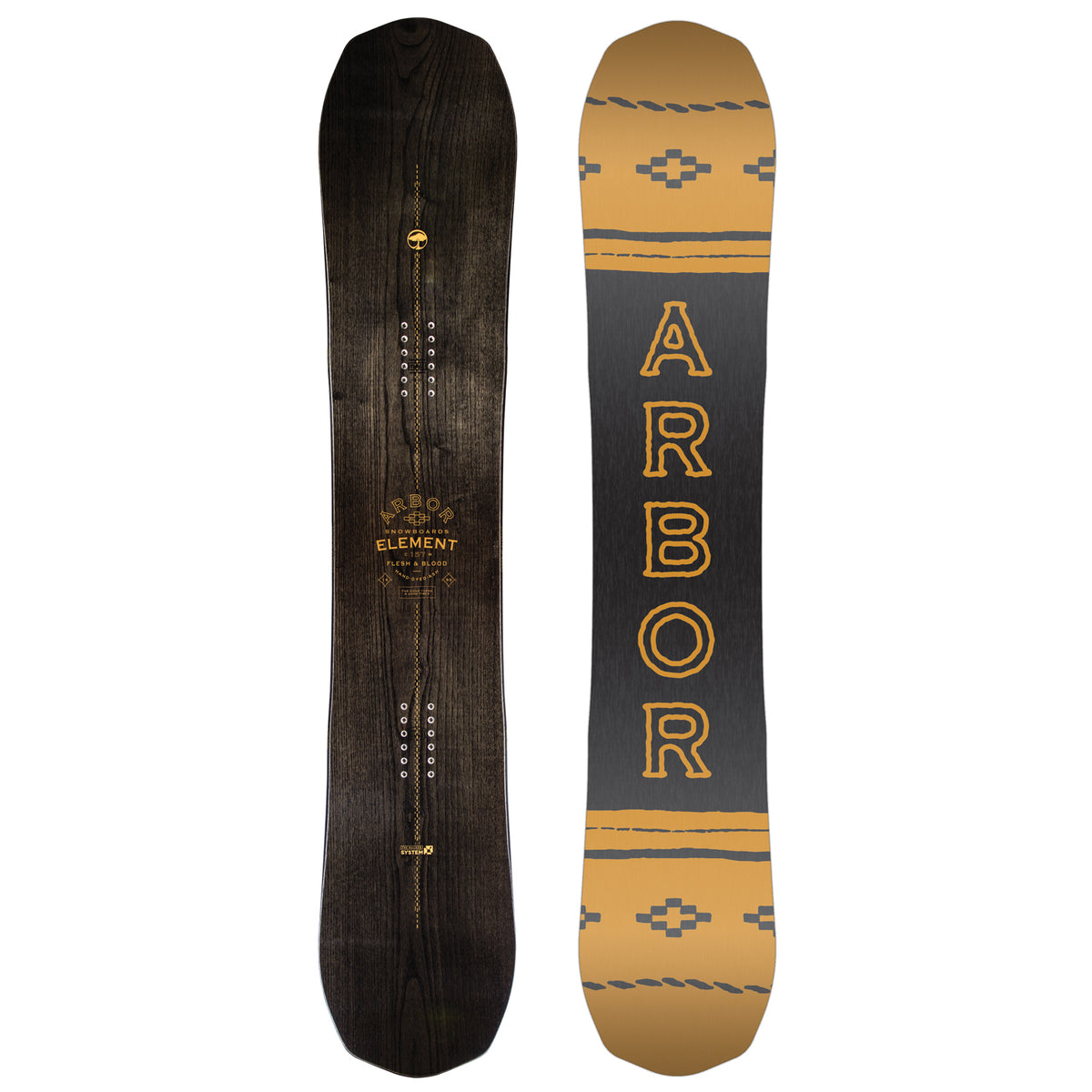 Arbor Element Black Rocker Snowboard 2019