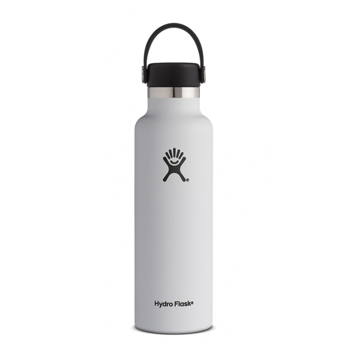 Hydro Flask 21oz Standard Mouth Water Bottle White