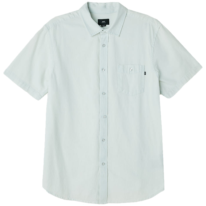Obey Clothing Keble II Woven Short-Sleeve Shirt White