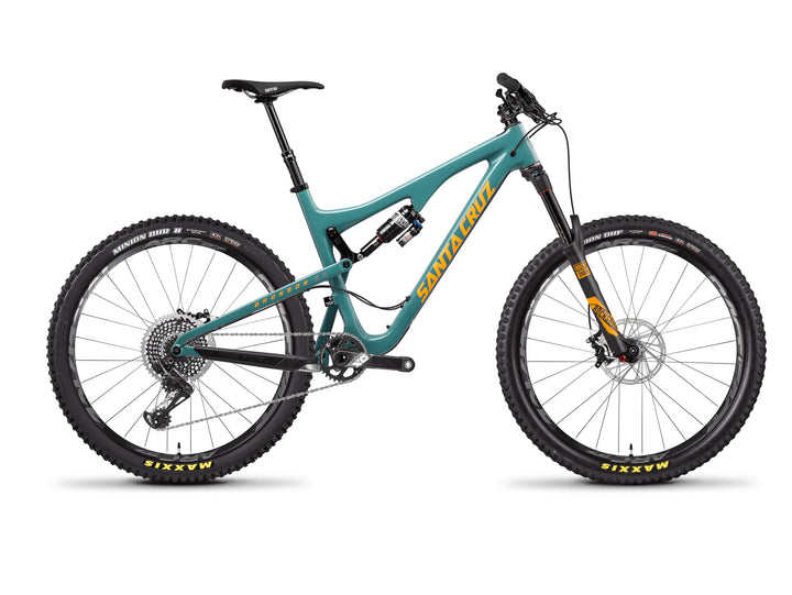 Santa Cruz Bicycles Bronson 2.0 CC X01 Complete Mountain Bike 2017 Slate Blue & Orange