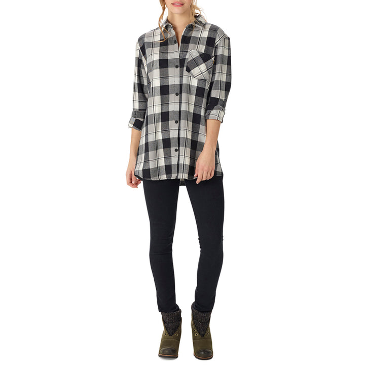 Burton Grace Tech Flannel - Women's True Black 77 Plaid