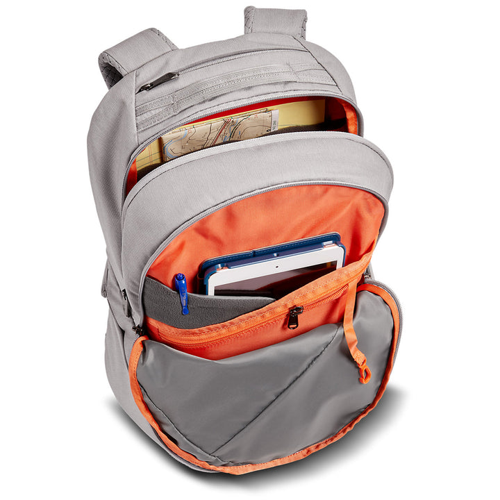 The North Face Isabella Backpack - Women's Metallic Silver Dark Heather/Vaporous Grey
