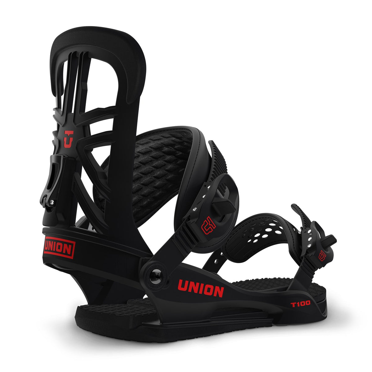 Union T-100 Snowboard Bindings 2017 Black/Red
