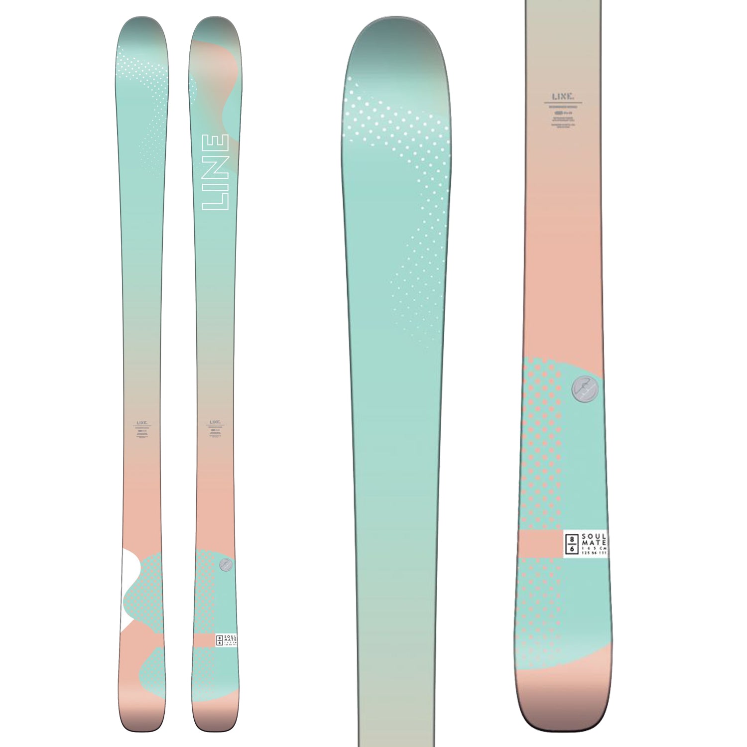 LINE SOULMATE スキー板　158cm Line Skis Soulmate 86 Skis - Women's 2018 – evo
