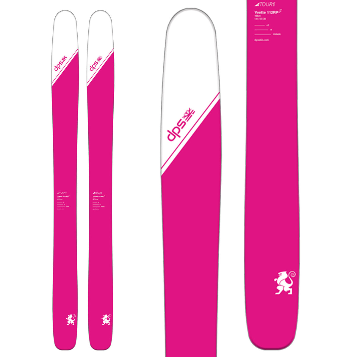 DPS Powderworks Yvette 112 Tour1 Skis - Women's 2018