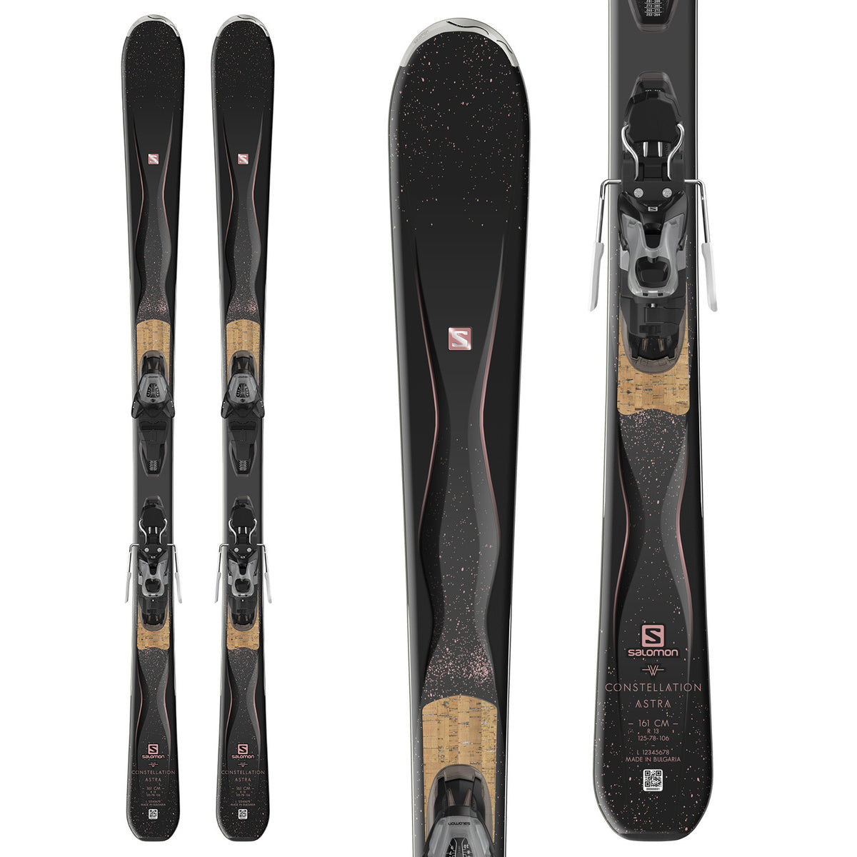 Salomon Astra Skis + Lithium 10 Bindings - Women's 2018