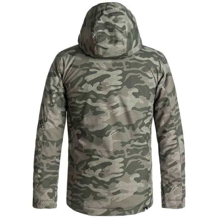 Quiksilver Mission Print Jacket - Big Boys' Grape Leaf Camakazi