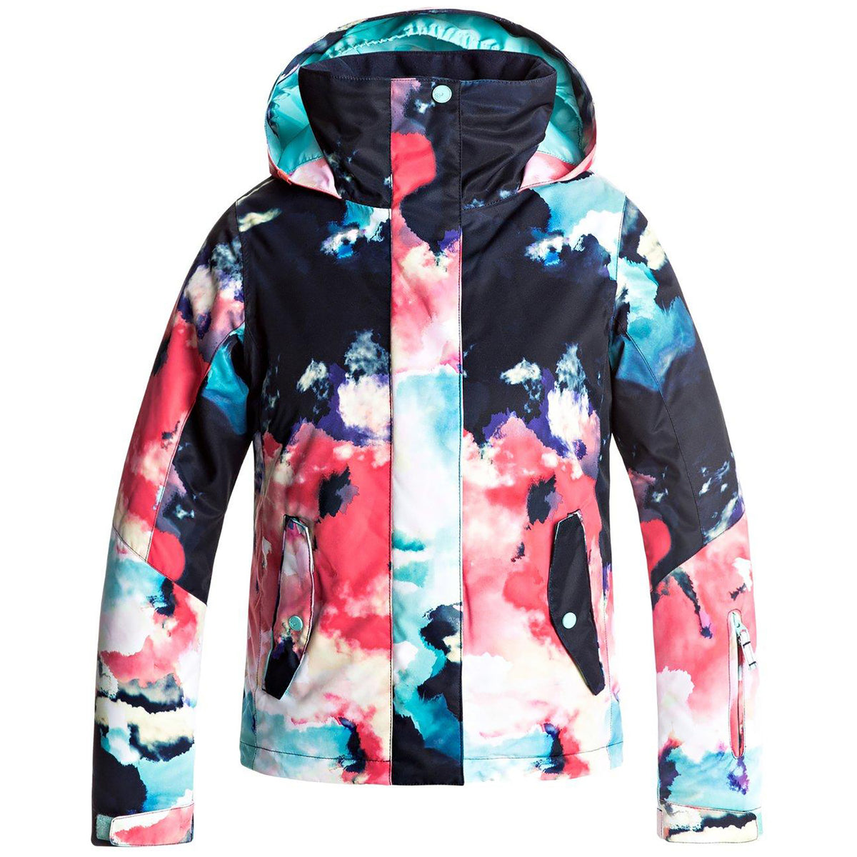 Roxy Jetty Jacket - Girls' Neon Grapefruit Cloud Nine