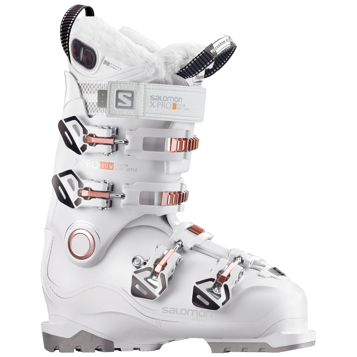 Salomon X Pro Custom Heat Ski Boots - Women's 2018 White/Corail