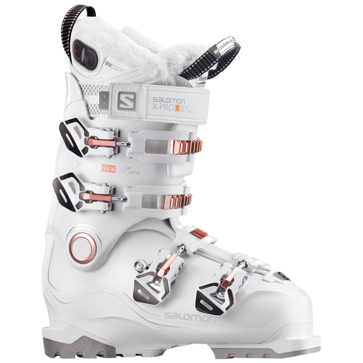 Salomon X Pro Custom Heat Ski Boots - Women's 2018 White/Corail