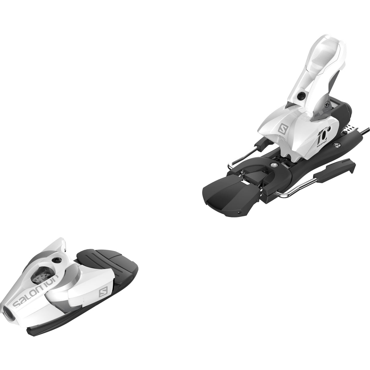 Salomon Z10 Ti Ski Bindings - Women's 2021 White/Silver