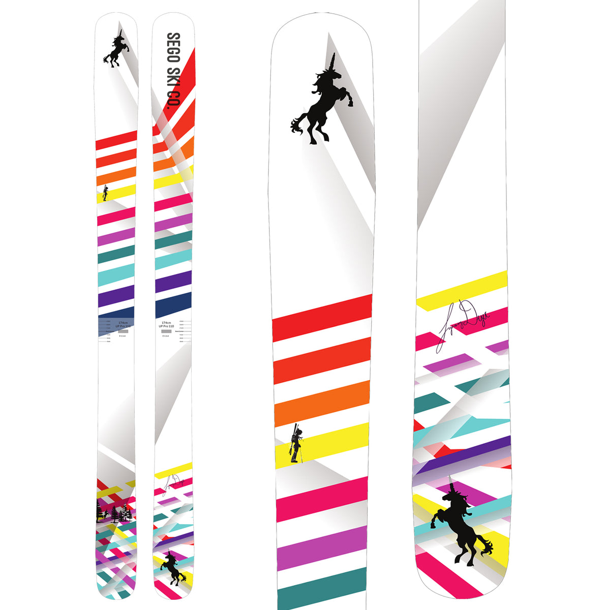 Sego Ski Co. UP Pro 110 Skis - Women's 2018