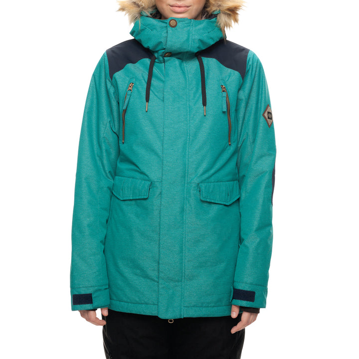 686 Ceremony Insulated Jacket - Women's Teal Heather Diamond