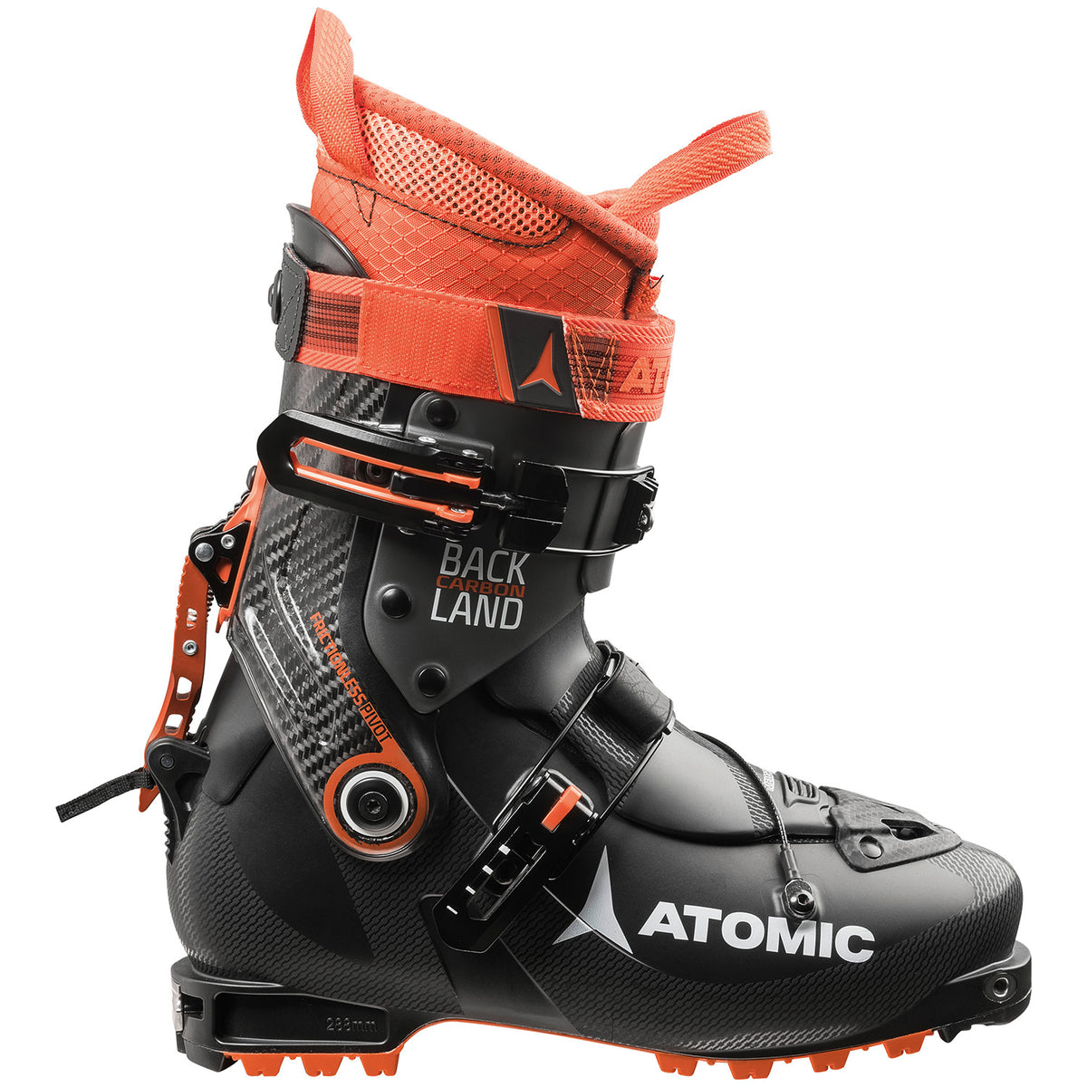 Atomic Backland Carbon Alpine Touring Ski Boots 2018 Black/Anthracite/Orange
