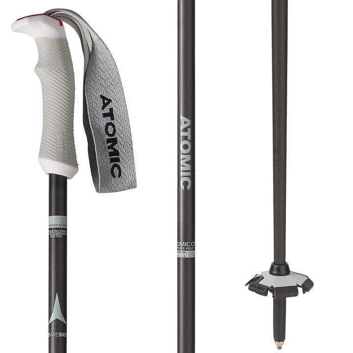 Atomic AMT Carbon SQS W Ski Poles - Women's 2020 Black/Grey