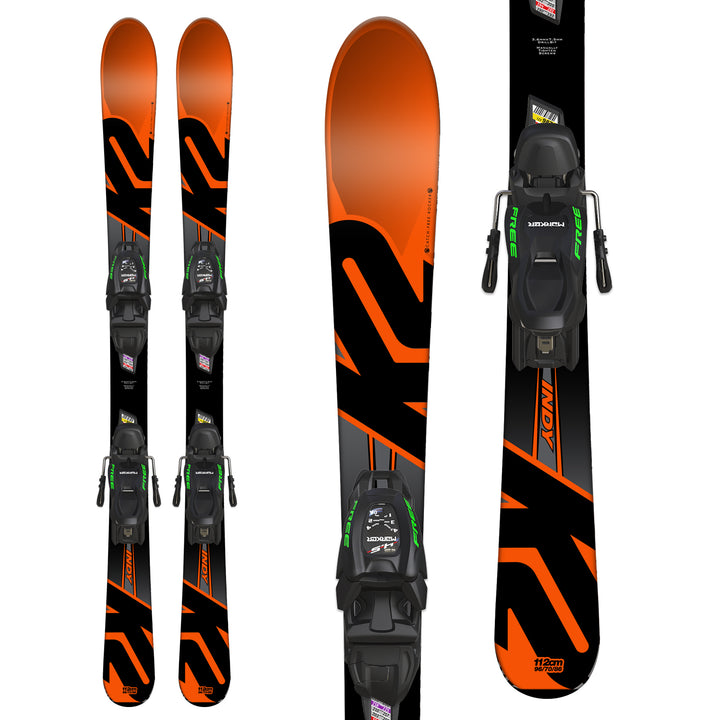 K2 Indy Skis + Marker FDT 4.5 Bindings - Little Boys' 2018
