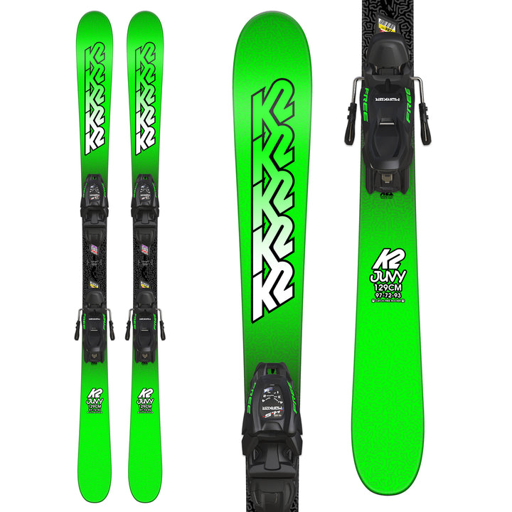 K2 Juvy Skis + Marker FDT 4.5 Bindings - Little Boys' 2019