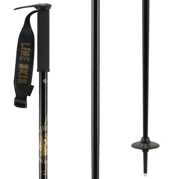Line Skis Wallischtick Ski Poles 2018 Black