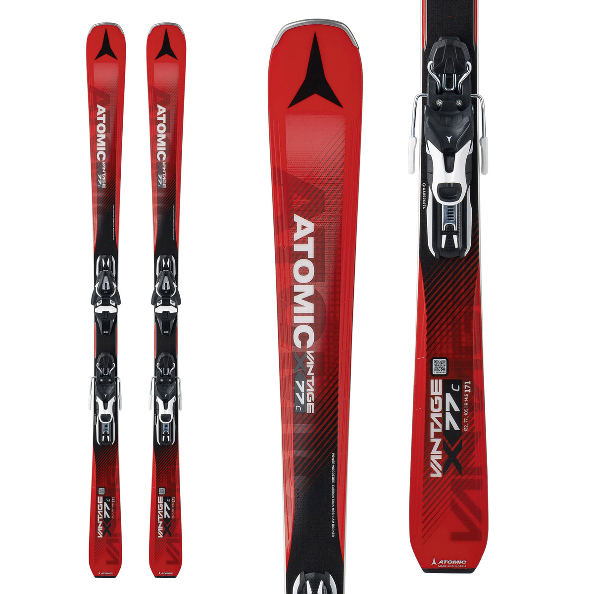 Atomic Vantage X 77 C Skis + Mercury 11 Bindings 2018