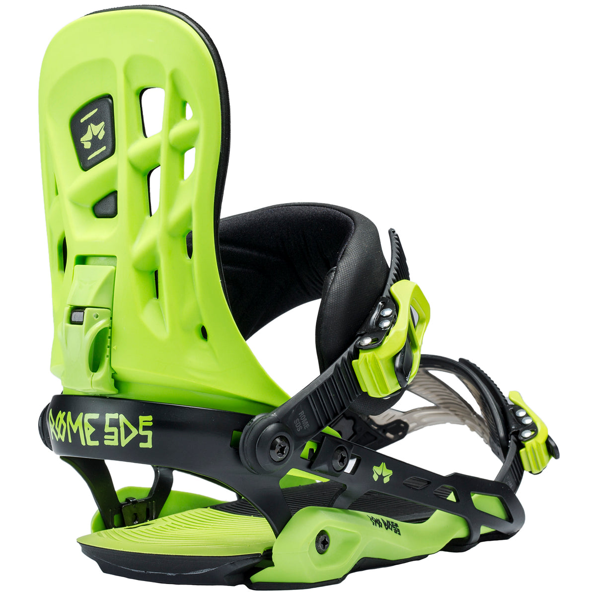 Rome 390 Boss Snowboard Bindings 2018 Acid Green