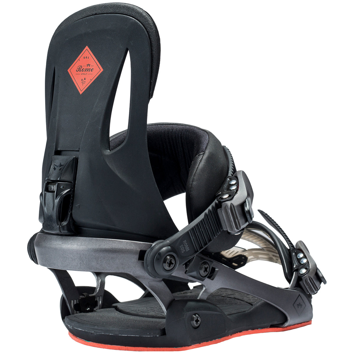 Rome Strut Snowboard Bindings - Women's 2018 Black