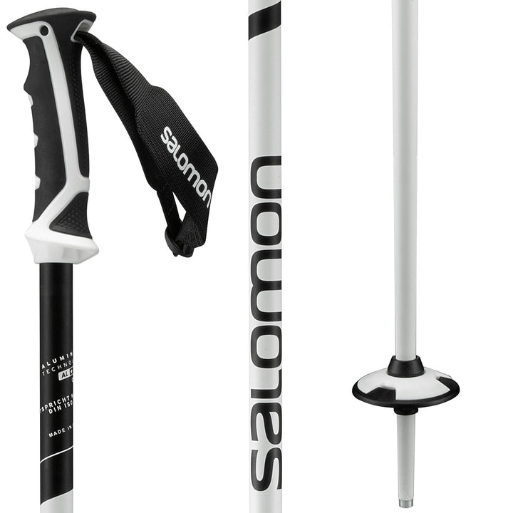 Salomon X 08 Ski Poles 2019 White